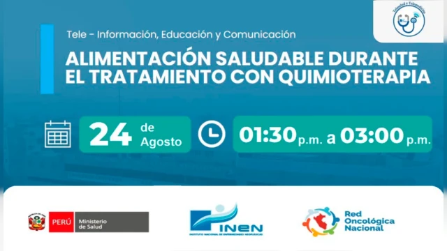 Capacitación VIRTUAL - "Alimentación saludable durante el tratamiento con quimioterapia"