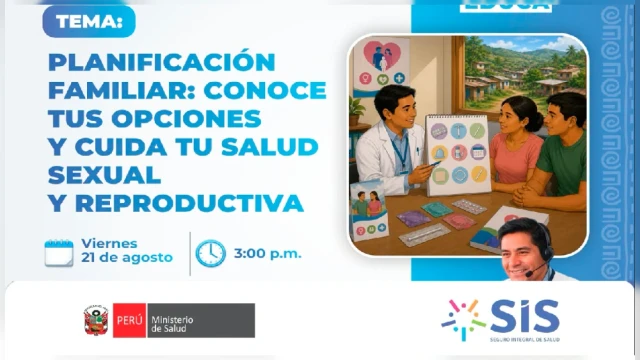 Charla online - Planificación familiar: conoce tus opciones y cuida tu salud sexual y reproductiva