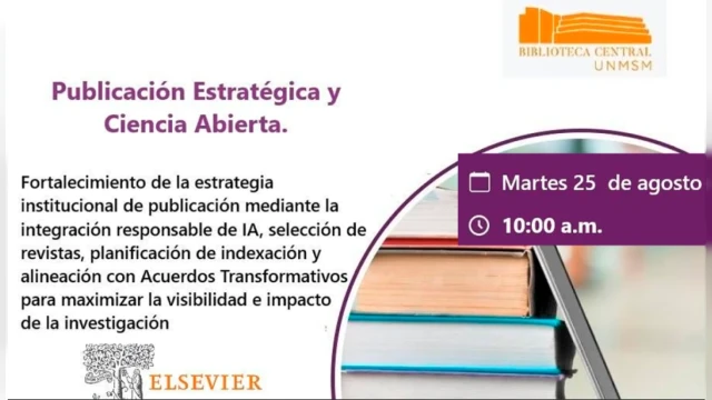 Taller virtual - "Publicación Estratégica y Ciencia Abierta" Biblioteca Central UNMSM