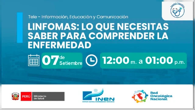 Capacitacion online - "¿Qué son los Linfomas? Todo lo que debes saber sobre esta enfermedad" INEN