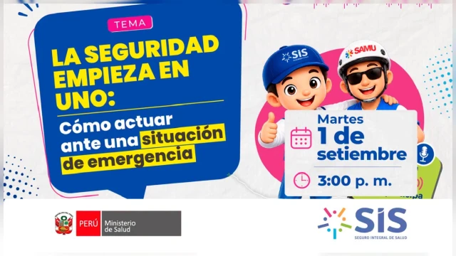 Charla online - "¿Sabrías qué hacer ante una emergencia?" Seguro Integral de Salud