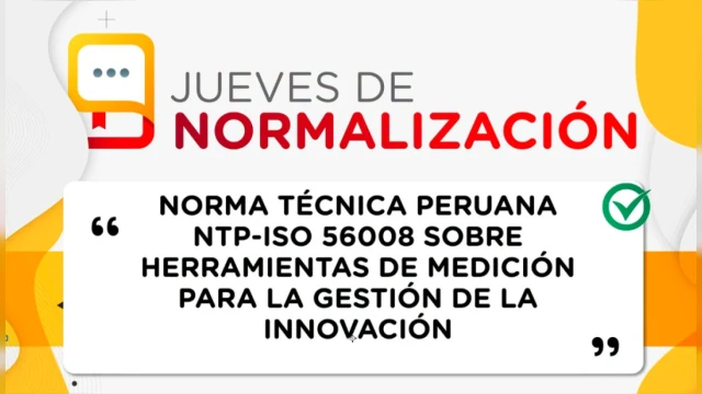 Conferencia virtual - "¿Cómo medir la innovación en una organización?" Inacal