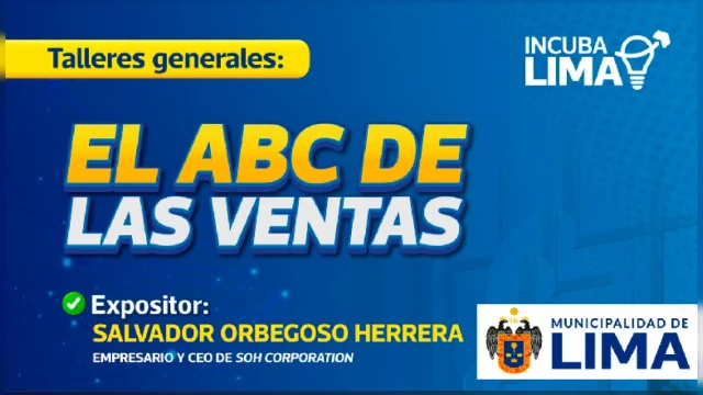 Taller virtual - "El ABC de las ventas" Municipalidad de Lima