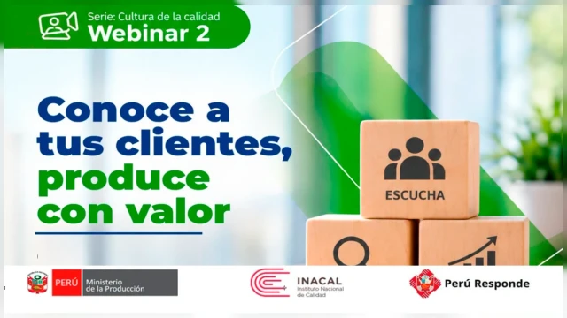Webinar online gratis - "Conoce a tus clientes, produce con valor" Inacal