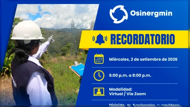 Webinar online - "Riesgos en tu vivienda y entorno ante el Fenómeno El Niño" Osinergmin