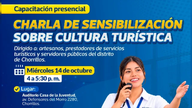 Capacitación presencial - "Sensibilización sobre Cultura Turística" Desarrollo Económico MML