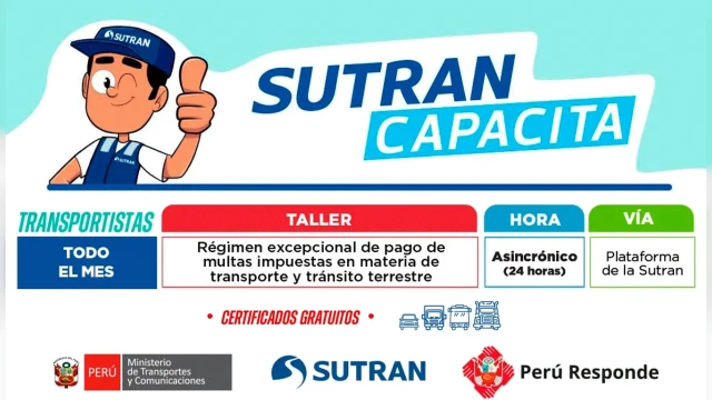 Taller virtual "Régimen excepcional de pago de multas impuestas en materia de transporte y tránsito terrestre"