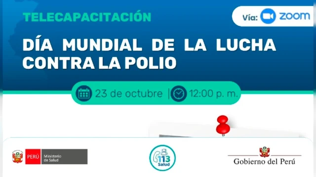 Telecapacitación online - "Día Mundial de la Lucha Contra la Polio" 