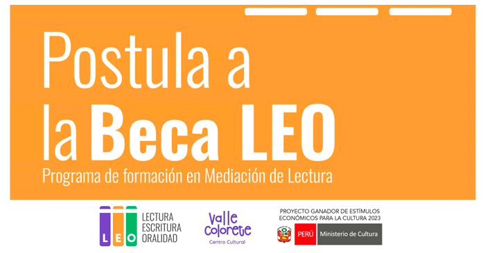 Beca LEO del Programa de Formación en Mediación de Lectura 