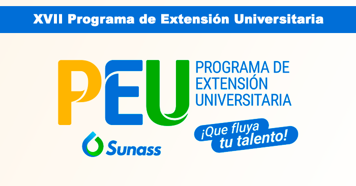 Becas PEU SUNASS 2024 - Programa de Extensión Universitaria