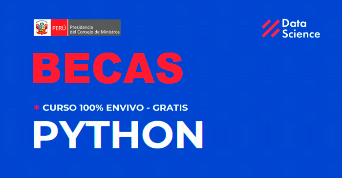  Becas para el Curso Fundamentos de Python - Convocatoria 2024 PCM
