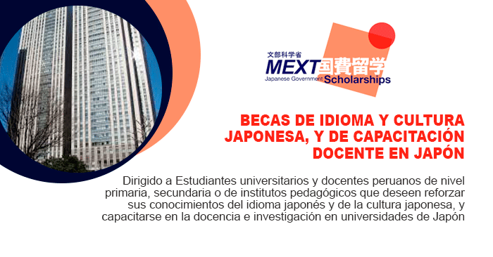 Becas para estudiar en Japón 2025 - Becas para peruanos