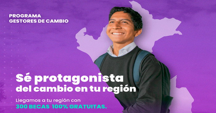 Becas para el Programa Gestores de Cambio  - Videnza 4da Edición