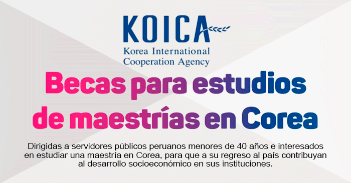 Becas Koica 2025 para estudiar posgrados en Corea