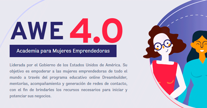 Programa AWE 4.0 Academia para Mujeres Emprendedoras - 4ta edición 2023