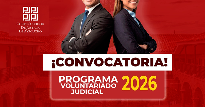  Programa de Voluntariado de la Corte Superior de Justicia de Ayacucho
