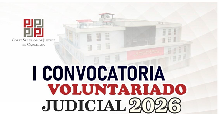 Programa de Voluntariado de la Corte Superior de Justicia de Cajamarca
