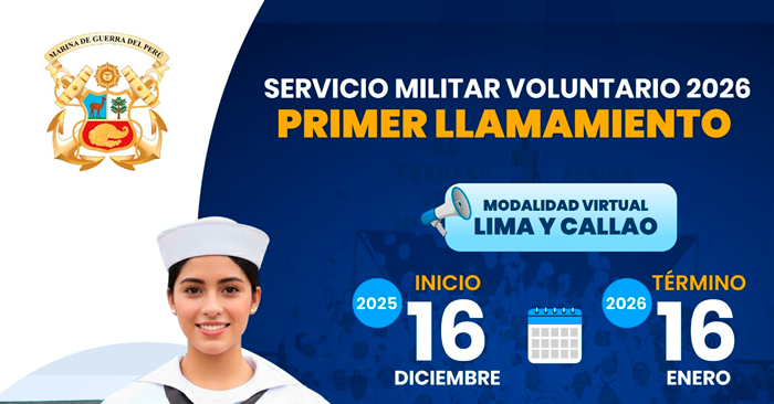   Servicio Militar Voluntario en la Marina de Guerra del Perú