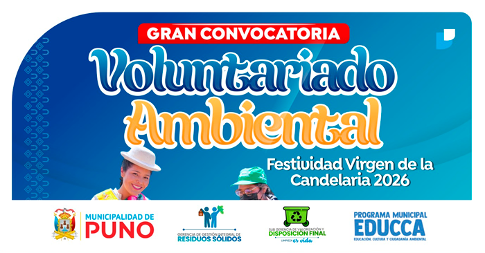  Programa de Voluntariado ambiental de la Municipalidad de Puno