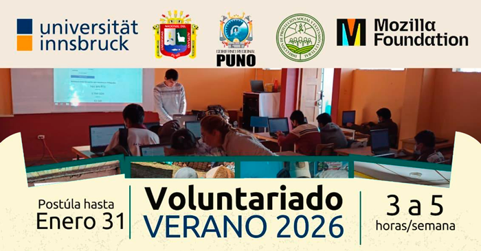  Programa de Voluntariado: Grabando Voces del Quechua de Puno