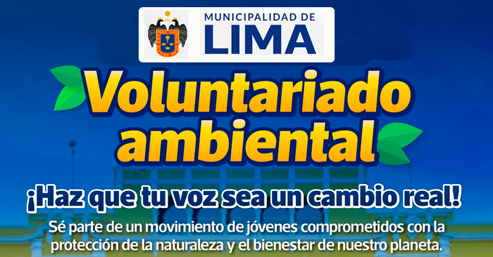Programa de Voluntariado ambiental de la Municipalidad de Lima