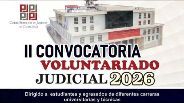  Programa de Voluntariado de la Corte Superior de Justicia de Cajamarca