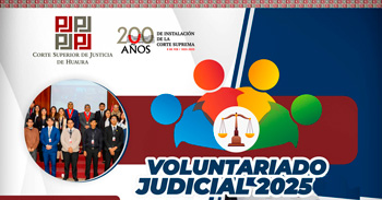  Programa de Voluntariado de la Corte Superior de Justicia de Huaura