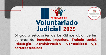 Programa de Voluntariado de la Corte Superior de Justicia de Ucayali 