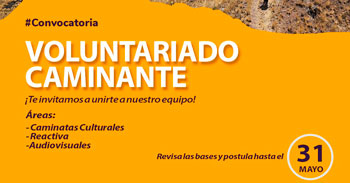 Programa de Voluntariado Caminante  - Convocatoria 2023
