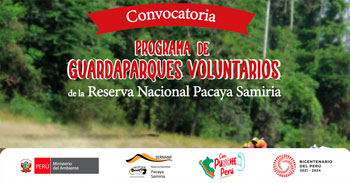 Programa de Guardaparques Voluntarios de la Reserva Nacional Pacaya Samiria 2024