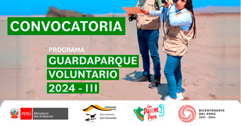 Programa Guardaparques Voluntarios para la Reserva Nacional San Fernando 2025