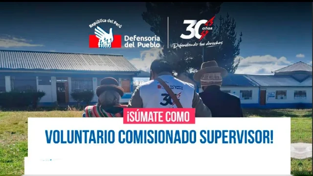  Programa de voluntariado en Comisionados Supervisores - Defensoría del Pueblo