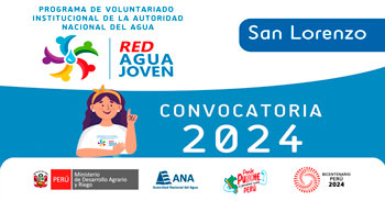  Programa de Voluntariado Red Agua Joven  San Lorenzo - Convocatoria ANA