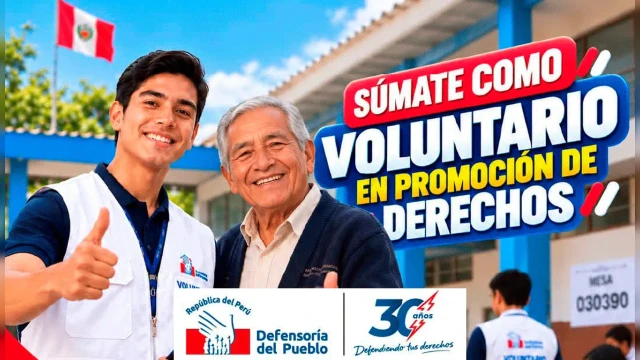 Programa de Voluntariado en Promoción de Derechos de la Defensoría del Pueblo