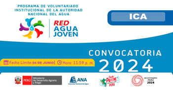  Programa de Voluntariado Red Agua Joven  ICA - Convocatoria ANA