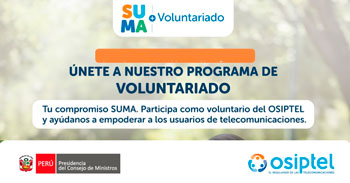 Programa de Voluntariado SUMA OSIPTEL 2025