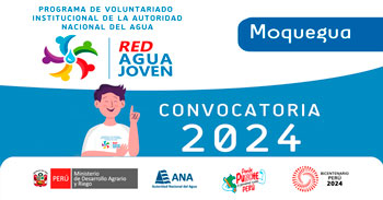  Programa de Voluntariado Red Agua Joven  Moquegua - Convocatoria ANA