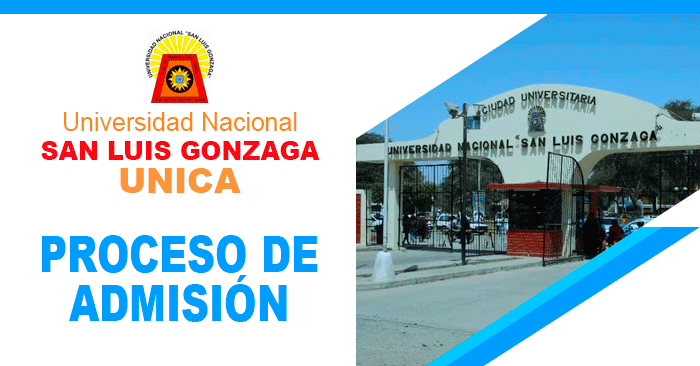  Admisión 2023 UNICA - Universidad Nacional San Luis Gonzaga