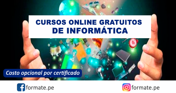 Pase para saber Aumentar clímax Cursos virtuales gratis de Informática