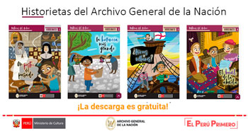 Descarga gratis las Historietas del Archivo General de la Nación