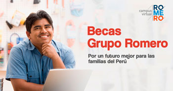 Grupo Romero ofrece nuevas BECAS para acceder a los Cursos Virtuales con Certificación Gratuita