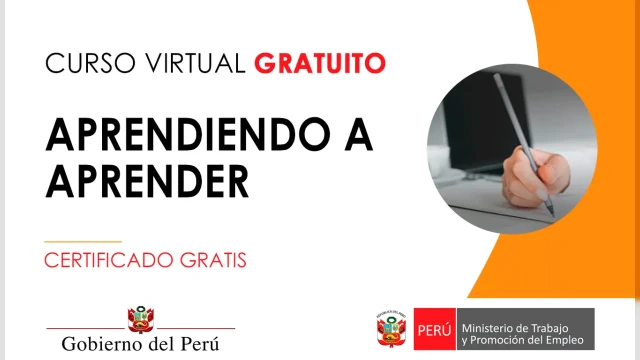 Curso online gratis certificado "Aprendiendo a aprender" del Ministerio de Trabajo