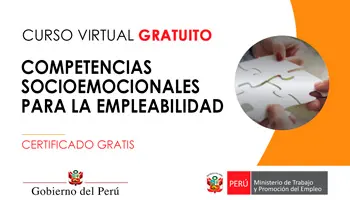 Curso online gratis certificado "Competencias socioemocionales para la empleabilidad" Ministerio de Trabajo