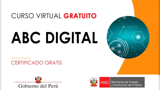 Curso online gratis certificado "ABC Digital " del Ministerio de Trabajo
