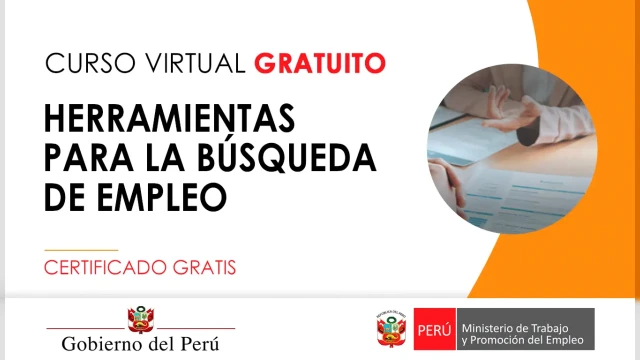 Curso online gratis certificado "Herramientas para la búsqueda de empleo" del Ministerio de Trabajo
