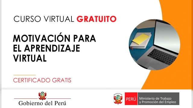 Curso online gratis certificado "Motivación para el aprendizaje virtual" del Ministerio de Trabajo