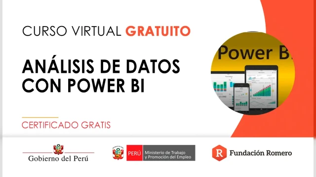  Curso online gratis certificado: "Análisis de datos con Power BI"