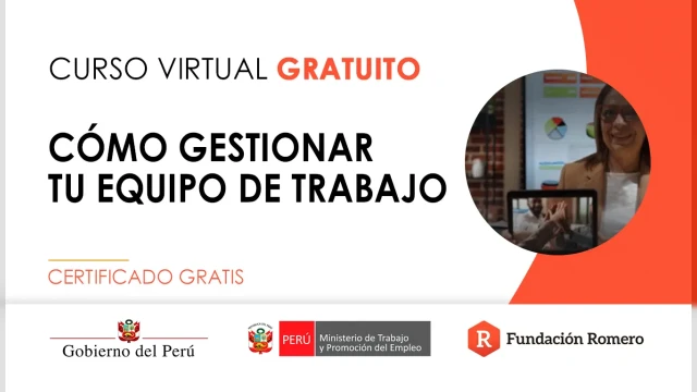  Curso online gratis certificado: "Cómo gestionar tu equipo de trabajo"