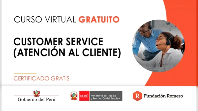 Curso online gratis certificado: "Customer Service (Atención al cliente)"