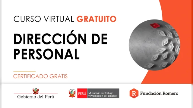 Curso online gratis certificado: "Dirección de personal"